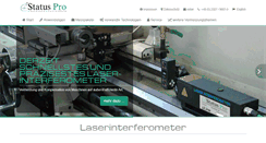 Desktop Screenshot of laser-interferometer.de