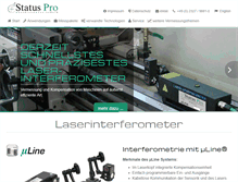 Tablet Screenshot of laser-interferometer.de